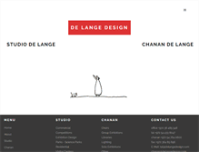 Tablet Screenshot of delangedesign.com